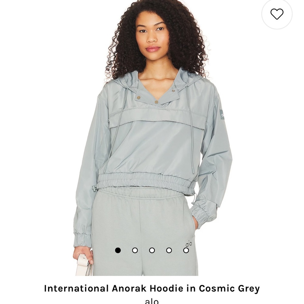 NWOT alo international anorak hoodie